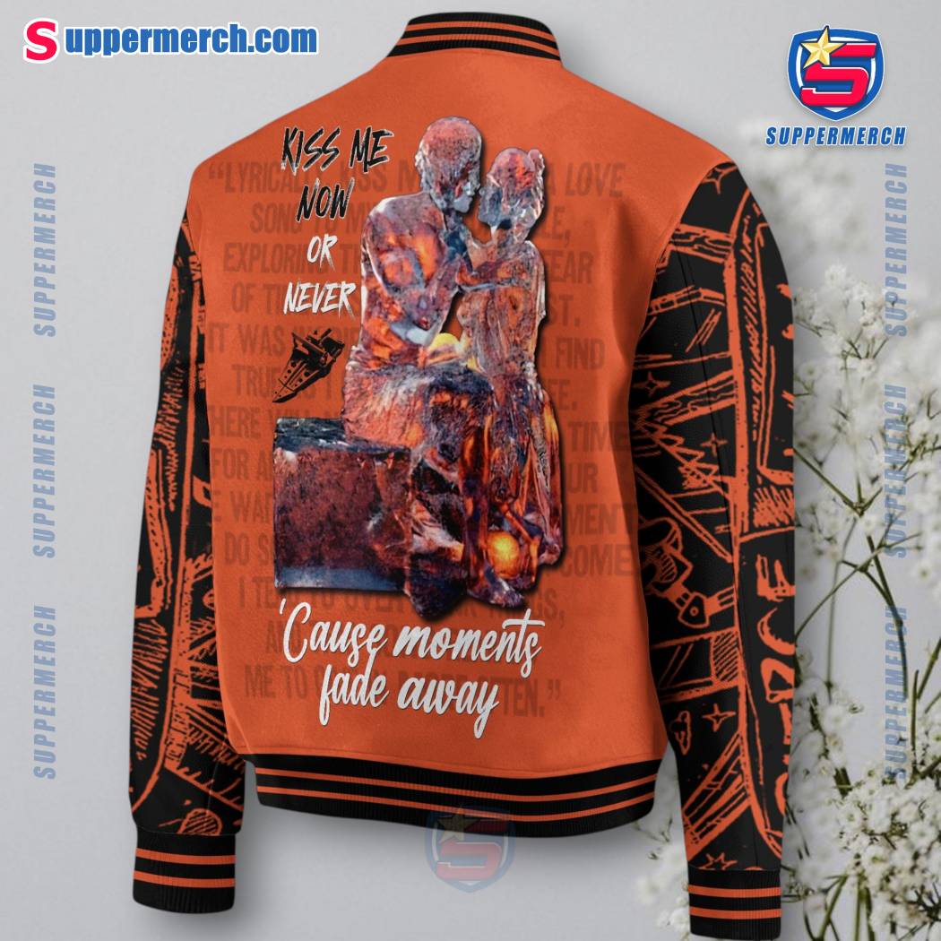 Pierce The Veil Kiss Me Now Or Never 'cause Moments Fade Away Baseball Jacket-b C7AxLdm