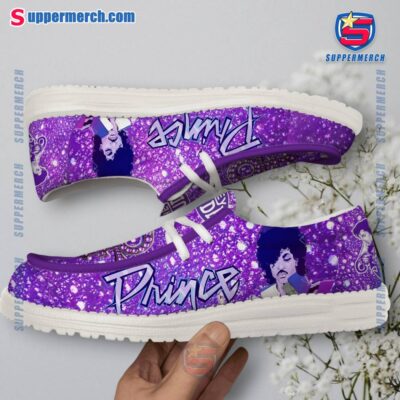 Prince Purple Glitter Loafer Shoes-a 26fVvj7