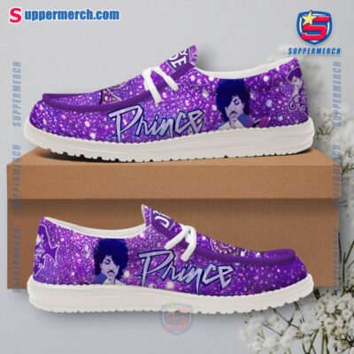 Prince Purple Glitter Loafer Shoes vStIbzT