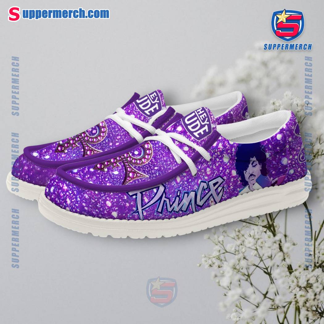 Prince Purple Glitter Loafer Shoes-x VIeSBo8