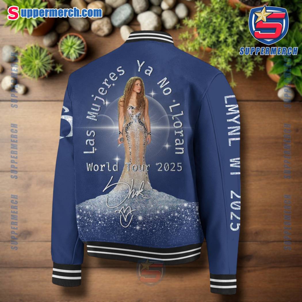 Shakira Las Mujeres Ya No Lloran World Tour 2025 Baseball Jacket-b POh2xan