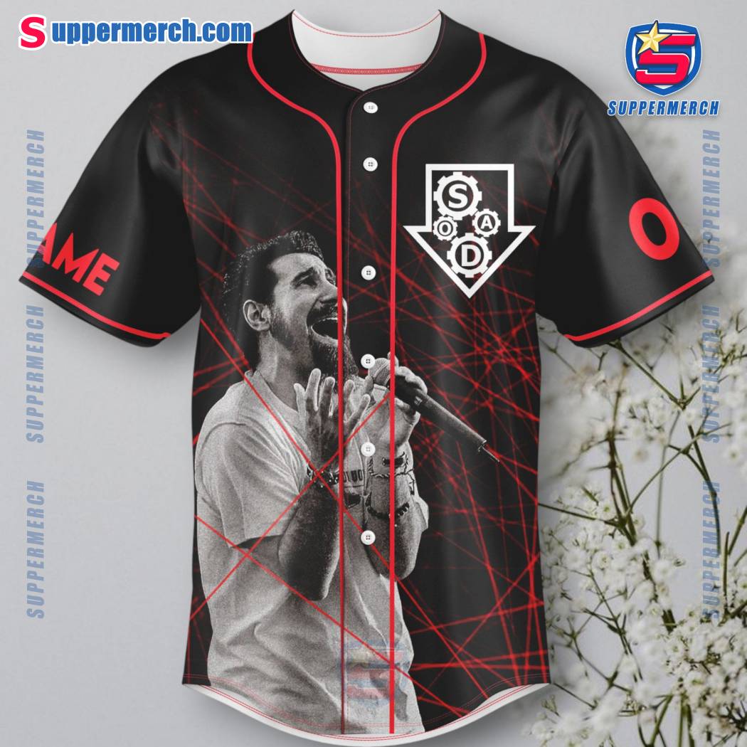 System Of A Down Aerials Personalized Baseball Jersey-a XmFPjeH