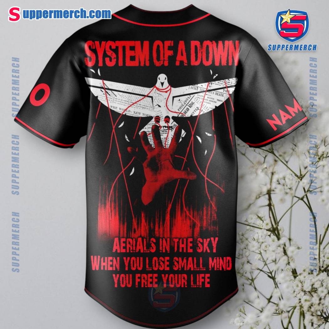 System Of A Down Aerials Personalized Baseball Jersey-b De7ftkY