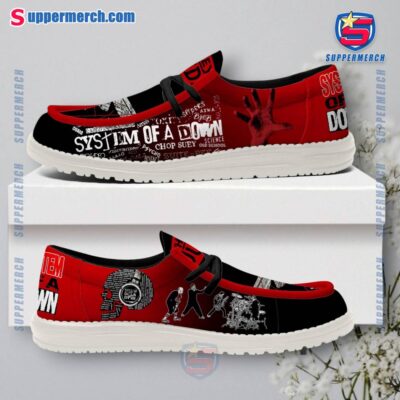 System Of A Down Skull Wearing Headphone Loafer Shoes-a msw10SE