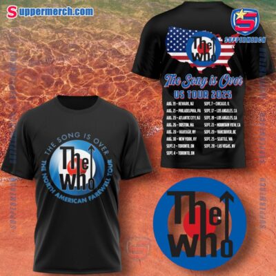 The Who The Song Is Over US Tour 2025 Shirt iXVxyqw