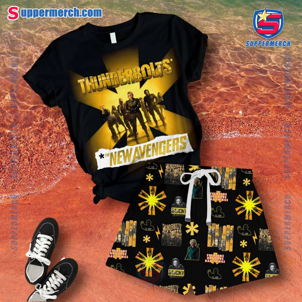 Thunderbolts The New Avengers Short Pajamas Set euvEPjm