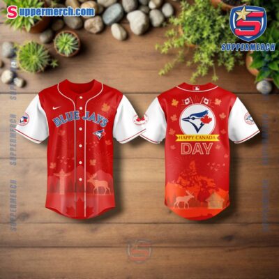 Toronto Blue Jays Happy Canada Day 2025 Baseball Jersey uOZUsaz