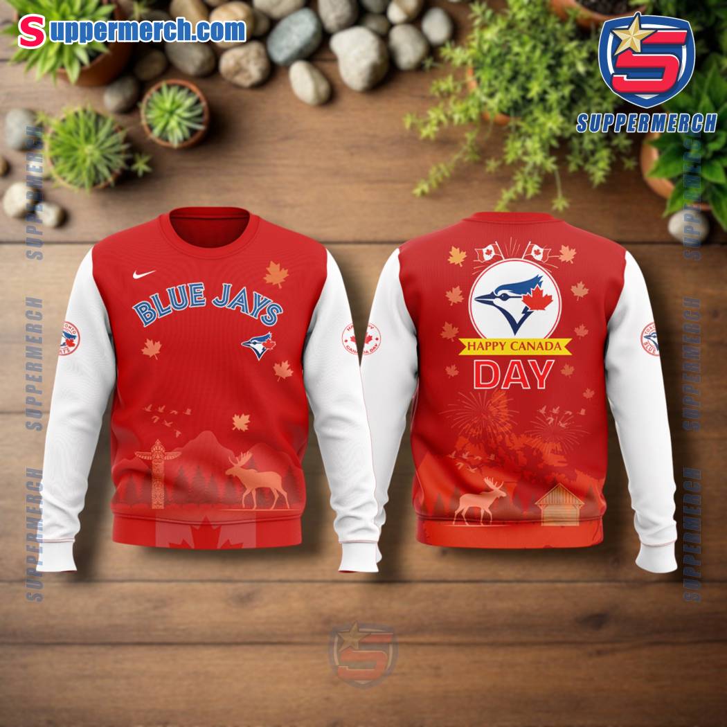 Toronto Blue Jays Happy Canada Day 2025 T-shirt, Hoodie, Sweatshirt-b SUvIOTt