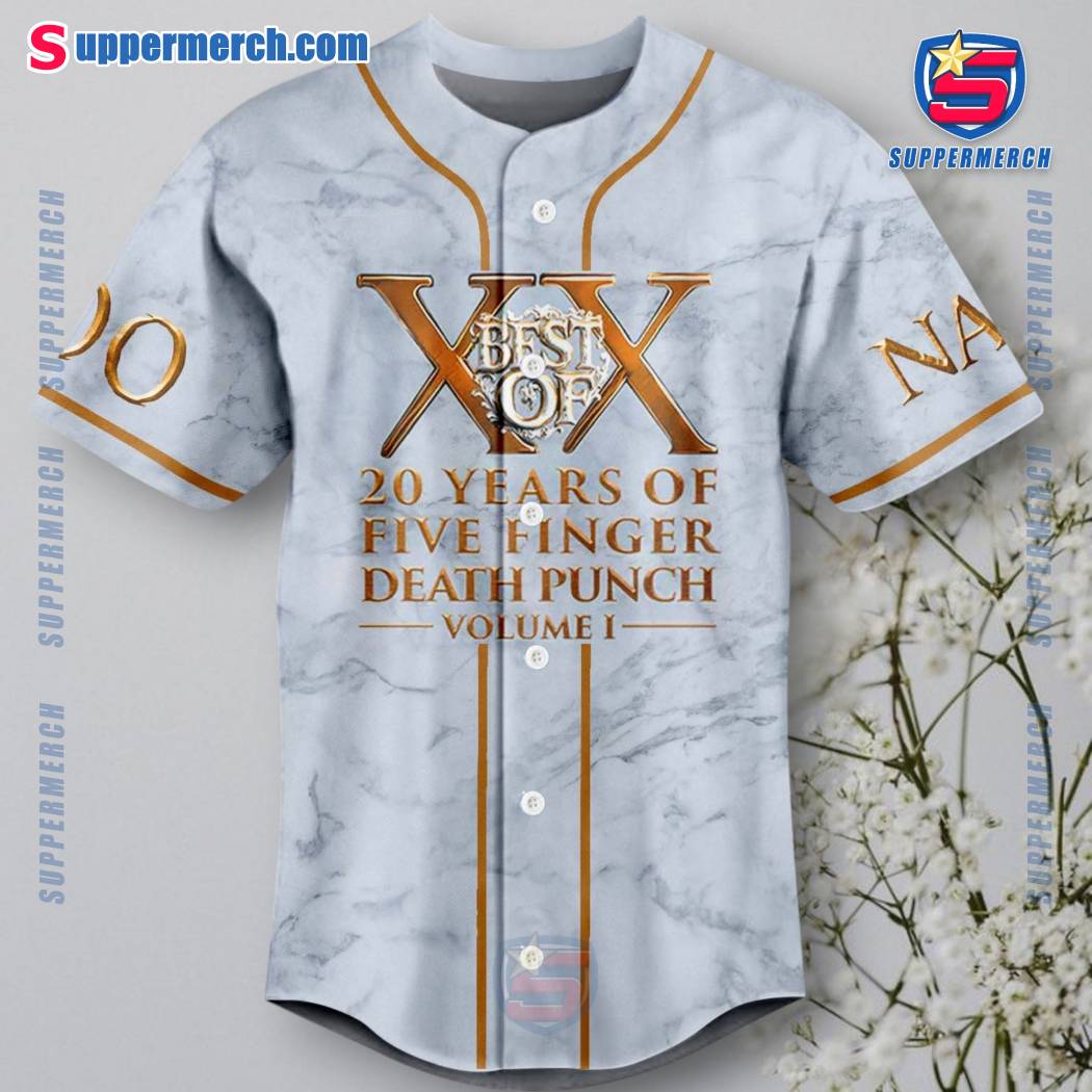XX 20 Years Of Five Finger Death Punch Volume 1 Personalized Baseball Jersey-a 8JHbhzI