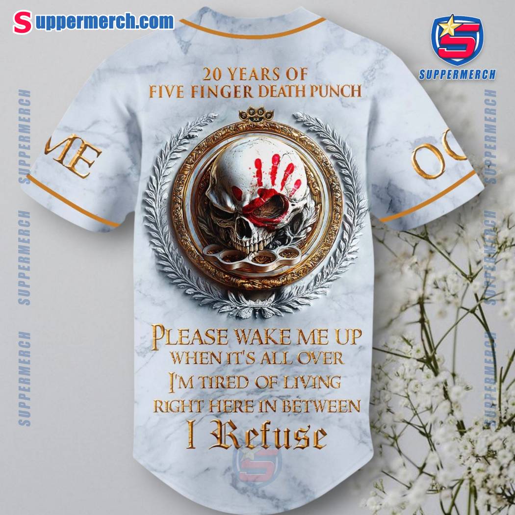 XX 20 Years Of Five Finger Death Punch Volume 1 Personalized Baseball Jersey-b GUnuWgs