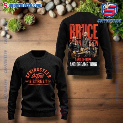 Bruce Springsteen E Street Band On Tour 2025 Land Of Hope And Dreams Tour T-shirt, Hoodie-a RMLWOha