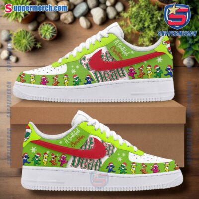 Grateful Dead Dancing Bears A Grateful Christmas Air Force Shoes iGYWuZT