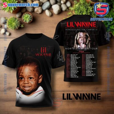 Lil Wayne North America Tour 2025 Shirt F7nO0rv