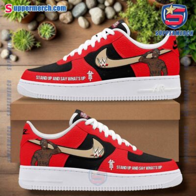 R-Truth Stand Up And Say What's Up Air Force Shoes lpKmHvP