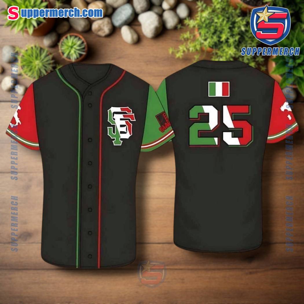 San Francisco Giants Italian Heritage Night 2025 Baseball Jersey 1kZKB7w