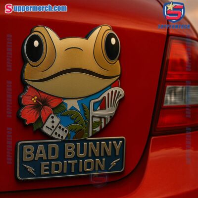 Bad Bunny Edition Laser Engraved Car Badge 653WcEY