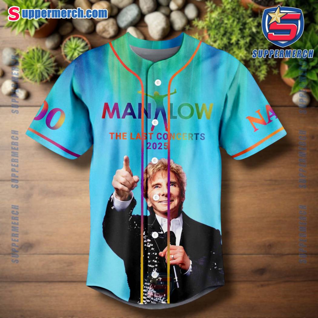 Barry Manilow The Last Concerts 2025 Personalized Baseball Jersey-b WPkAtvQ