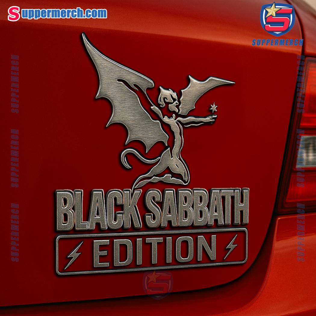 Black Sabbath Edition Laser Engraved Car Badge idkvqDT
