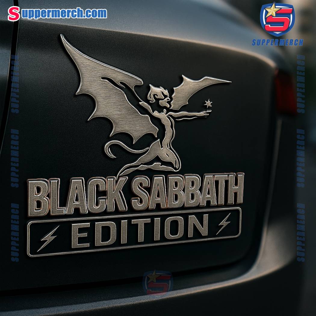 Black Sabbath Edition Laser Engraved Car Badge-b AKT83dB