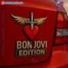 Bon Jovi Edition Laser Engraved Car Badge MSFKQrE