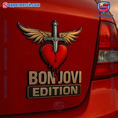 Bon Jovi Edition Laser Engraved Car Badge MSFKQrE