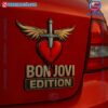 Bon Jovi Edition Laser Engraved Car Badge-b p0Q9YGn