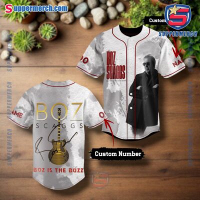 Boz Scaggs Rhythm Review 2025 Boz Is The Buzz Personalized Baseball Jersey uJ4jg2S