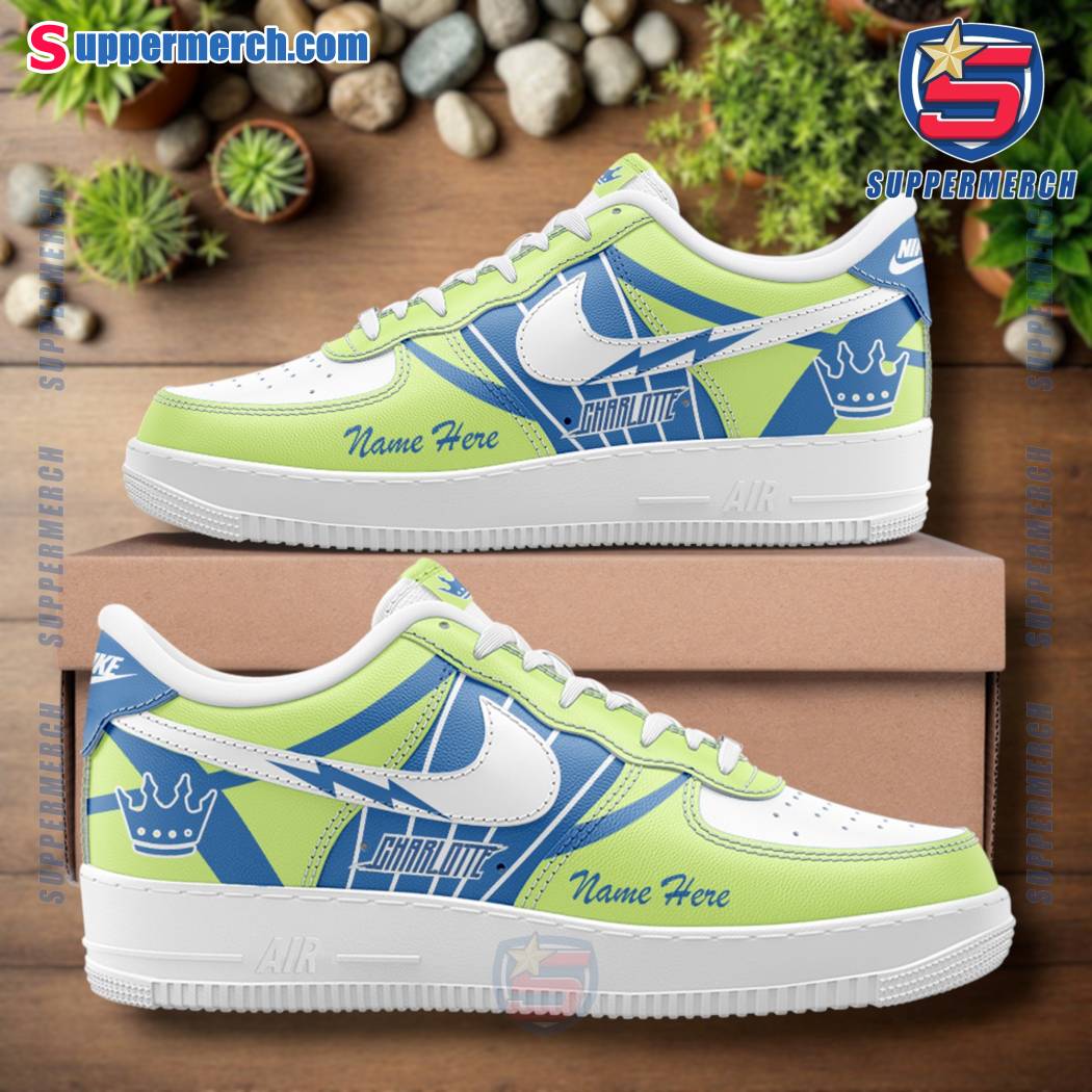 Charlotte FC Throwback Personalized Air Force Shoes vy29gNS