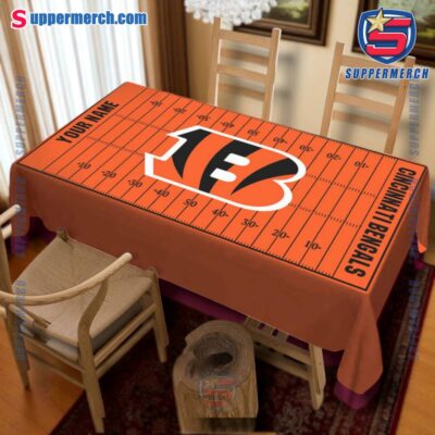 Cincinnati Bengals Field Personalized Tablecloth 3oDtf15
