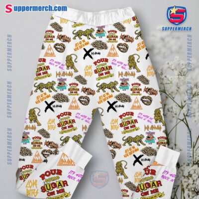 Def Leppard The World Tour 2025 Pajamas Set-a qS0MzZK