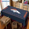 Denver Broncos Field Personalized Tablecloth J3UT1Km