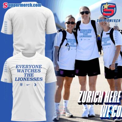 Everyone Watches The Lionesses 2025 T-shirt 2jMsxKZ