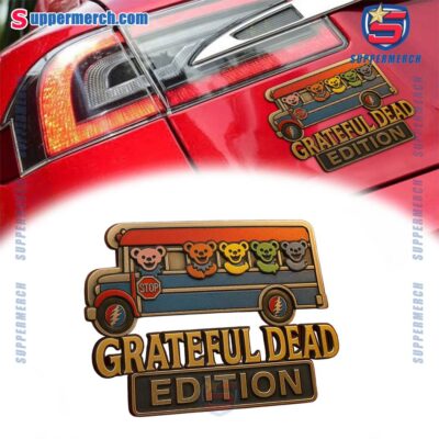 Grateful Dead Bears Edition Laser Engraved Car Badge-a avOutTC