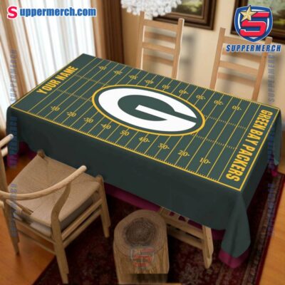 Green Bay Packers Field Personalized Tablecloth ba7j0nc