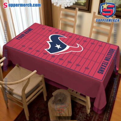 Houston Texans Field Personalized Tablecloth usrRgPx