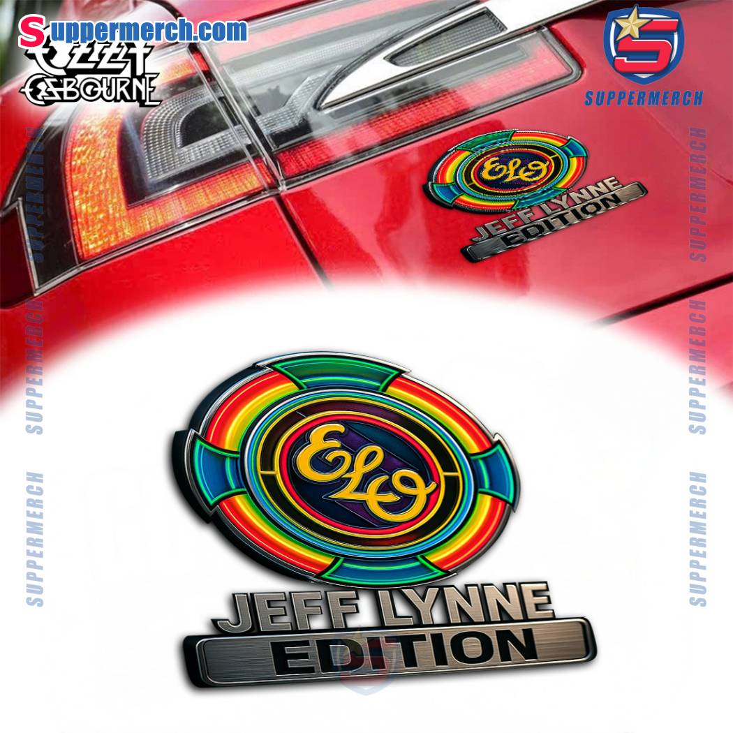 Jeff Lynne Edition Laser Engraved Car Badge-a LP5UqSl