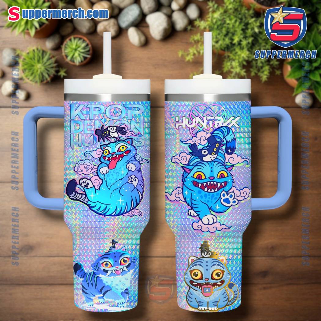 Kpop Demon Hunters Derpy Tiger 40oz Tumbler With Handle GMA6WBL