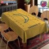 Los Angeles Chargers Field Personalized Tablecloth-a dhfnNQu