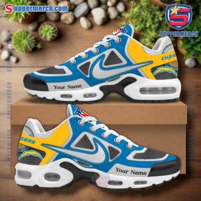 Los Angeles Chargers NFL Team Personalized TN Sport Shoes 5RXt67Y