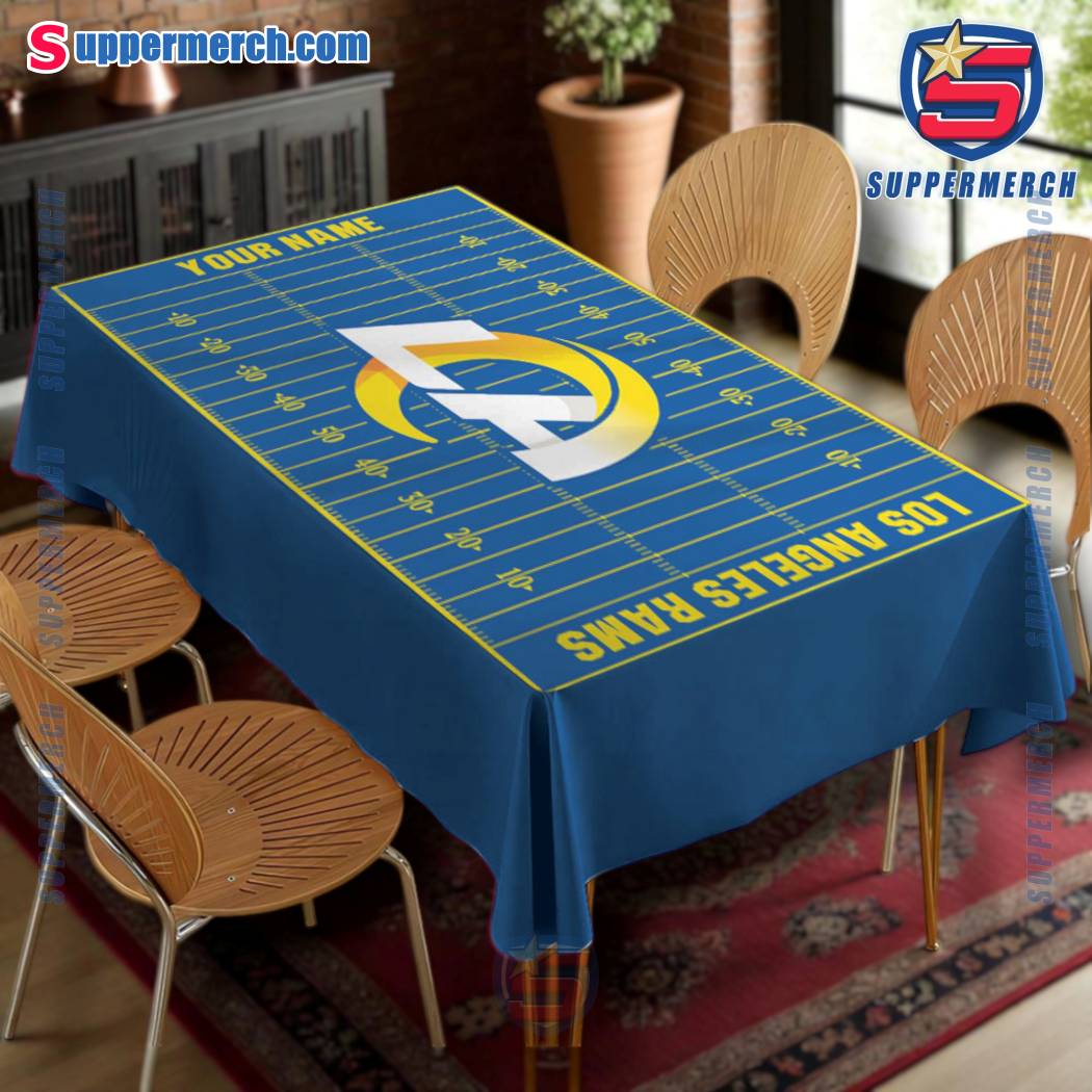 Los Angeles Rams Field Personalized Tablecloth-a Dn8ICXq