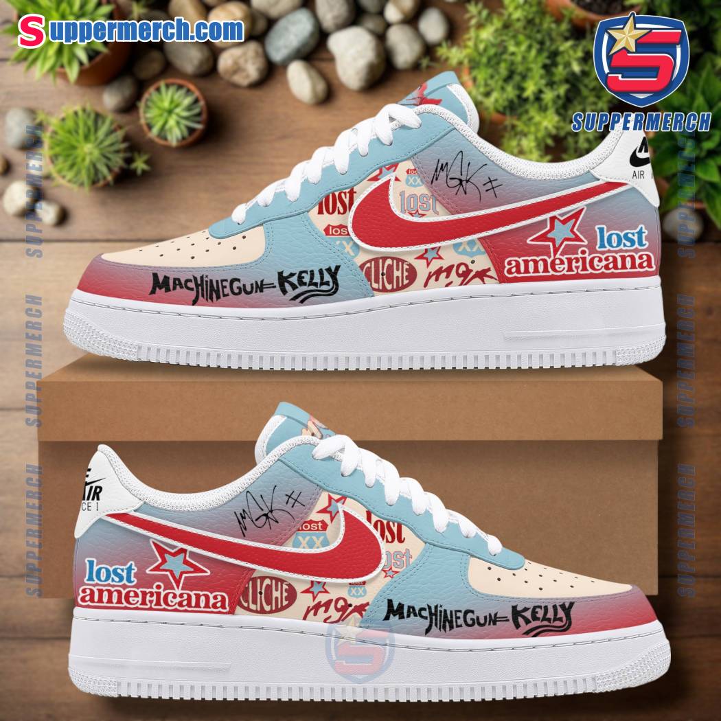 Machine Gun Kelly Lost Americana Air Force Shoes 9cGV12p