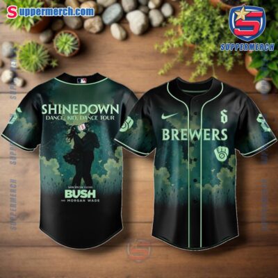 Milwaukee Brewers X Shinedown Dance, Kid, Dance Tour 2025 Baseball Jersey gsAXq2a