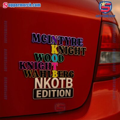 NKOTB Edition Laser Engraved Car Badge LnbEz3G