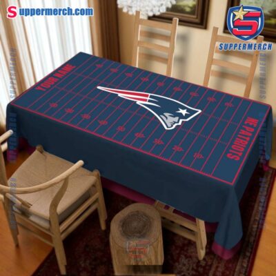 New England Patriots Field Personalized Tablecloth 4VefI3O