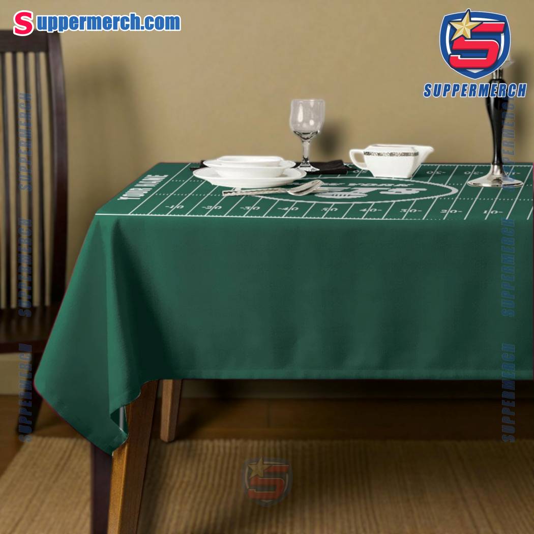 New York Jets Field Personalized Tablecloth-b SdxXbQH