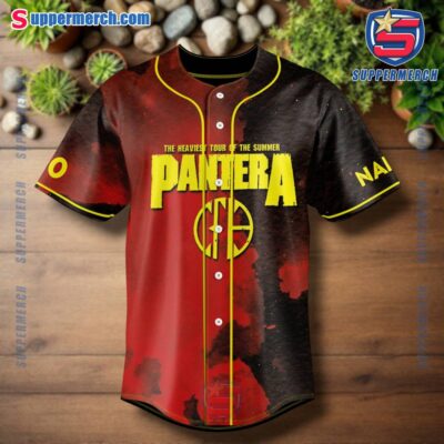 Pantera The Heaviest Tour Of The Summer Vulgar Display Of Power Personalized Baseball Jersey-a ZOVpLCR