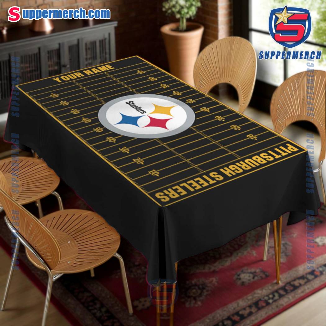 Pittsburgh Steelers Field Personalized Tablecloth-a 58tWxd1