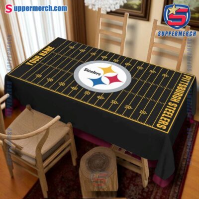 Pittsburgh Steelers Field Personalized Tablecloth gW4S6c2