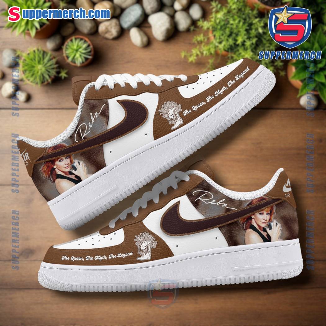 Reba Mcentire The Queen The Myth The Legend Air Force Shoes-b WKMdkCU