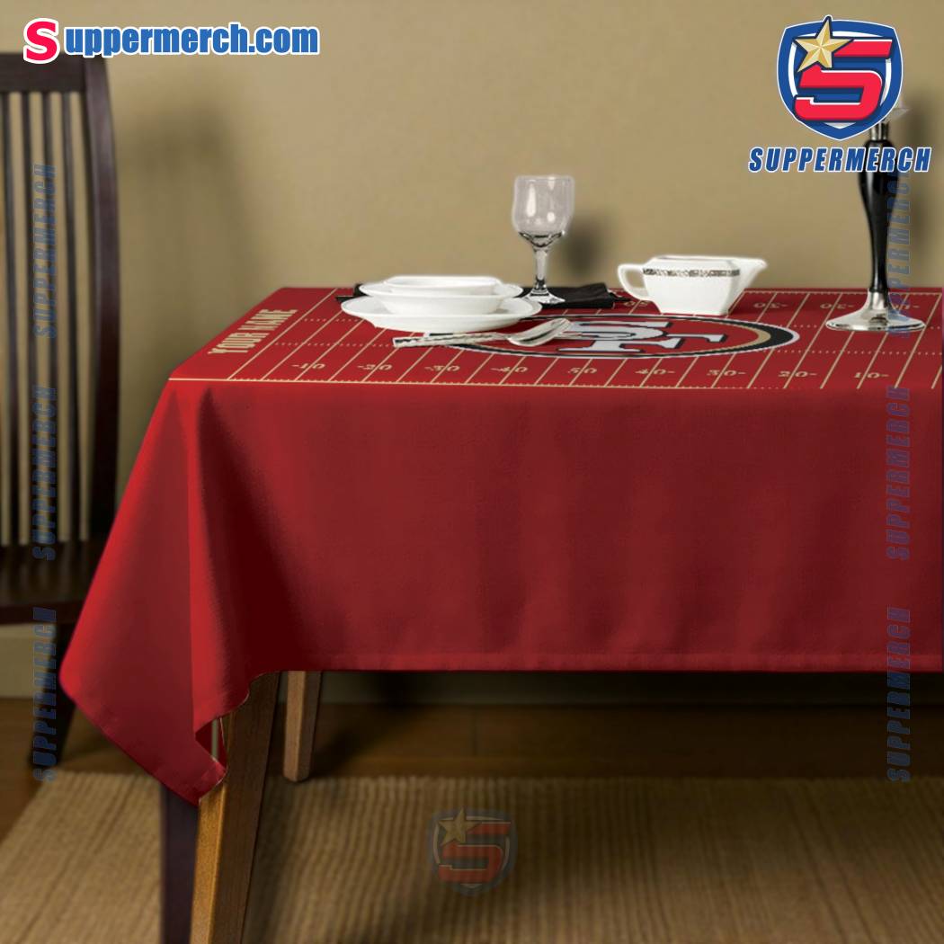 San Francisco 49ers Field Personalized Tablecloth-b 1WKDJfZ